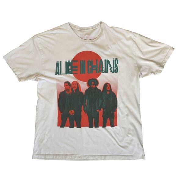 Alice In Chains 2022 Concert T Shirt Large American Tour Tee Rock Band Merch SEE - Picture 1 of 13